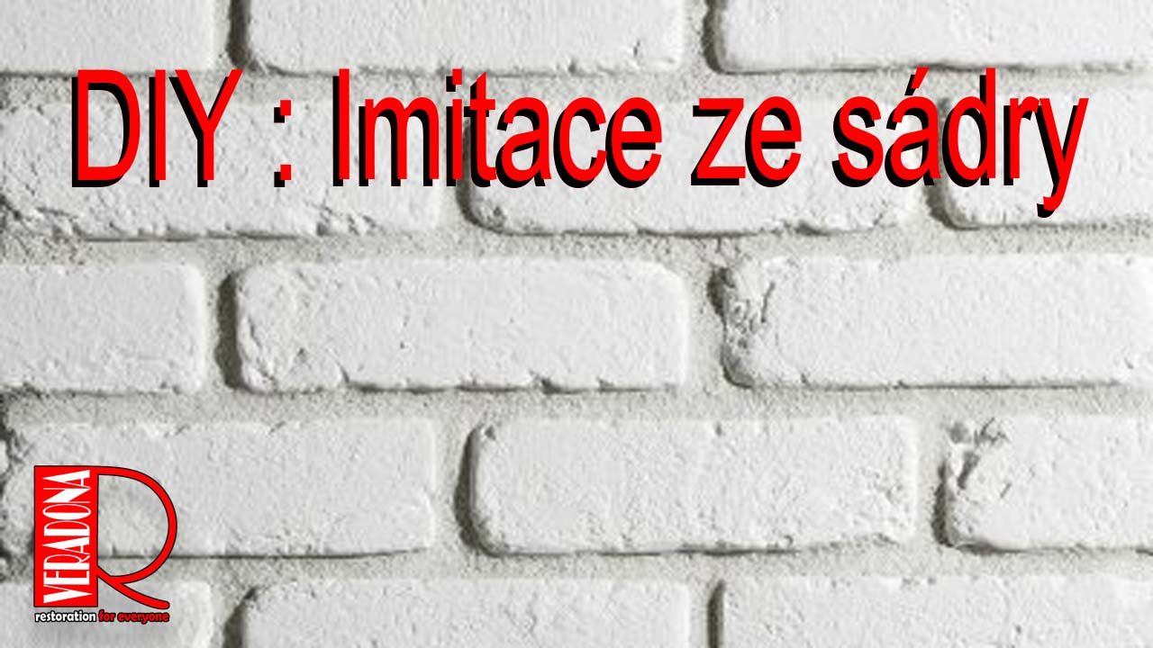 DIY: Výroba imitace bílé cihlové zdi ze sádry | Stream